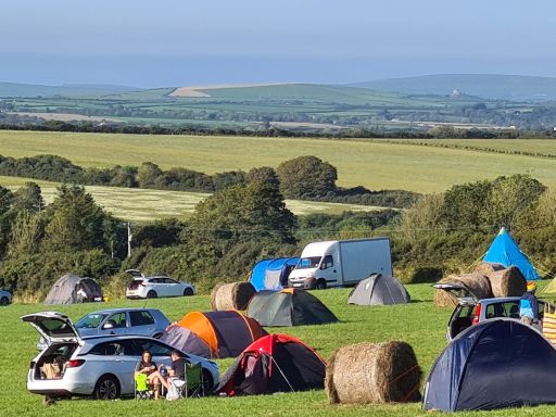 Campers in the sunshine