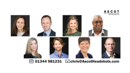 Ascot Headshots Banner