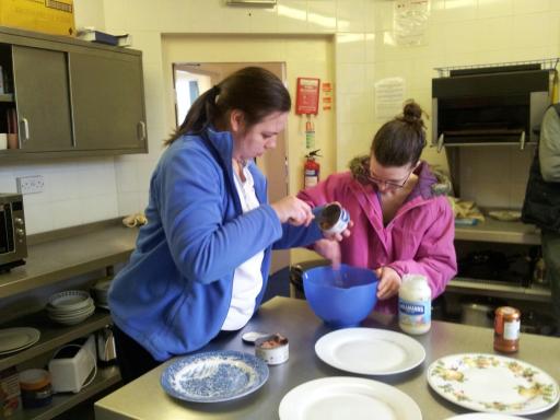Making our healthy lunch - Northwich Group