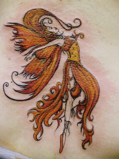 Fairy tattoo ,by H.B.