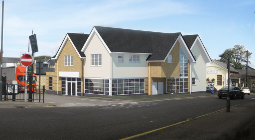 Proposed mixed use retail/residential development, Royston