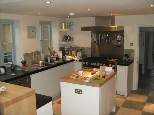 new kitchen in listed building