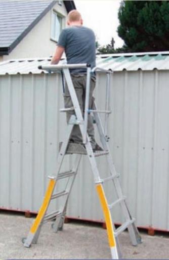 Aluminium Telescopic Podium Steps