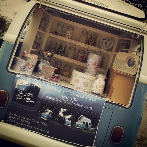 Vintage VW Candy Van. Delight your guests with our tastey treats