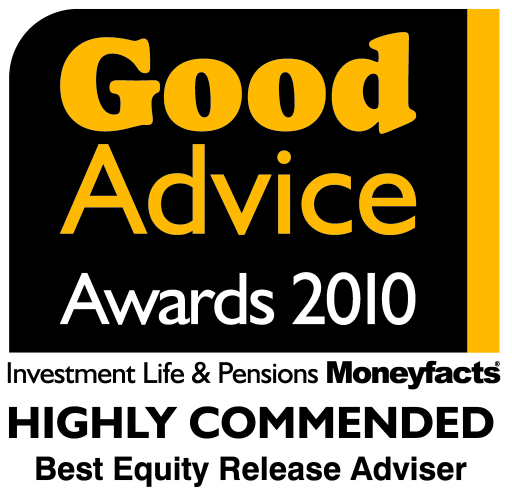 'Best Equity Release Adviser - Highly Commended' Moneyfacts Good Advice Awards 2010
