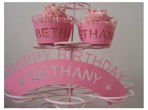 birthday cupcake wrappers