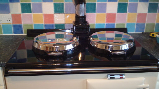 New Aga Top &amp; Chrome Lids fitted �995
