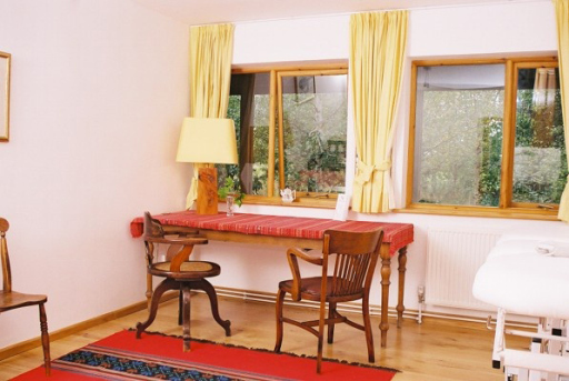Therapy room at the Clophill Centre
