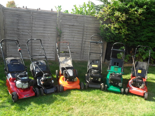 Reconditioned and refurbished lawnmowers