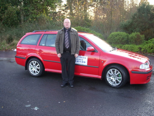 Roy, who started it all in Feb 2000 as Winchfield Taxis