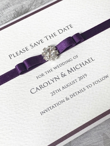 Dior Bow Save the Date