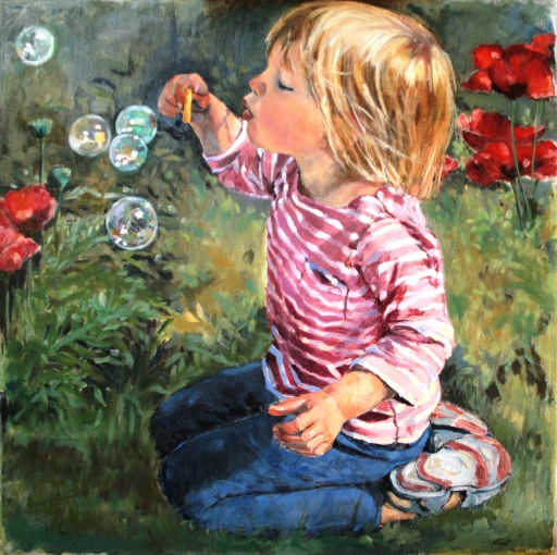 Commissioned painting, oil