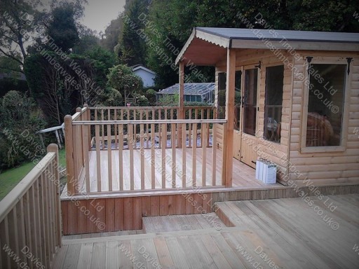 Summer House, Decking, Fencing