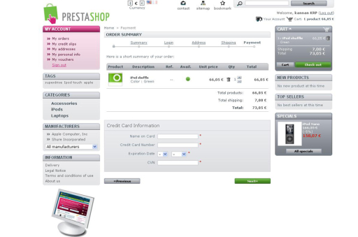 eGrove Systems Prestashop