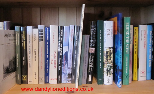 A selection of secondhand books from Dandy Lion Editions