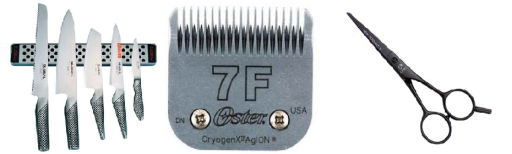 Scissor, Clipper blade &amp; knife sharpening
