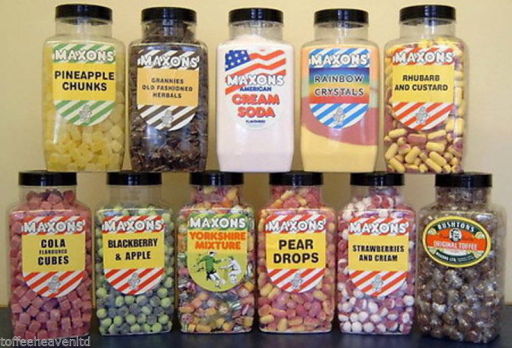 Some of our Maxons range of traditional Sweets
