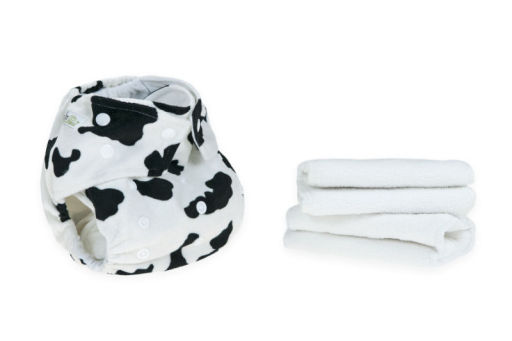 Moo Power washable nappy