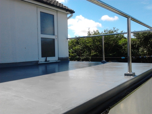 Fibreglass balcony