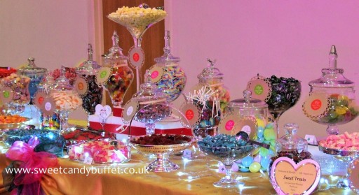 Asian wedding sweets buffet table cart Nottingham