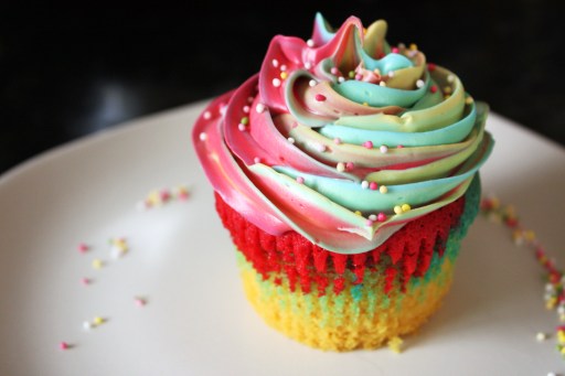 Rainbow Cupcake