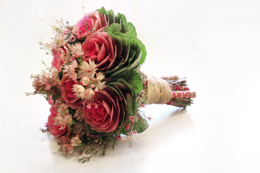 faux cabbage bouquet, Crawley Florist