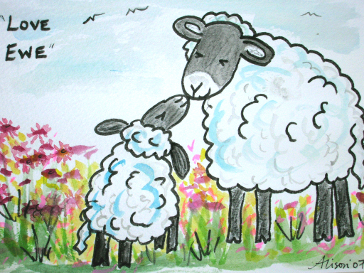 Love Ewe by Alison starkey