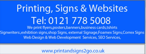 Printers,Signwriters &amp; Websites Services