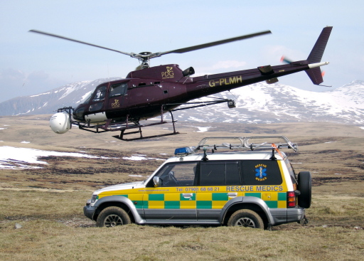 Rescue Medics working on a recent feature film