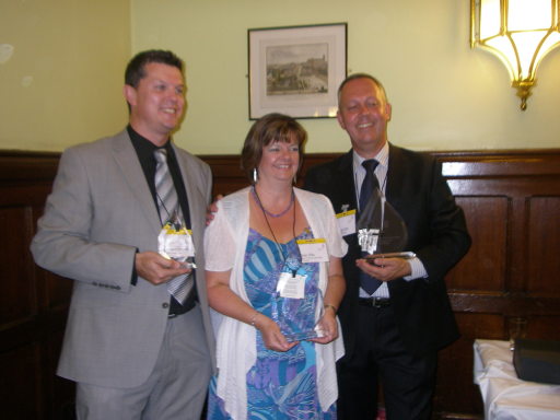 Receiving CIEH Best Training Centre Award 2009