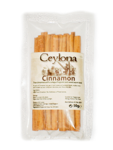Ceylon Cinnamon Quills 50g - 3.59