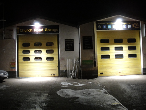Saving energy with LED flood lights