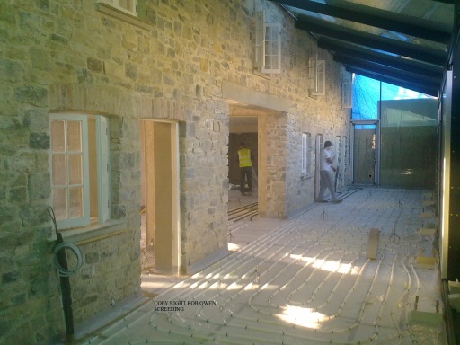 underfloor heating ready for gyvlon floor screed
