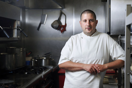 Hadleigh Barrett, Head Chef at the Combe House Hotel, Devon.