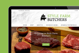 Style Farm Butcher, eCommerce website