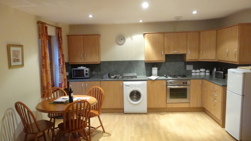 Spacious fully equipped kitchen