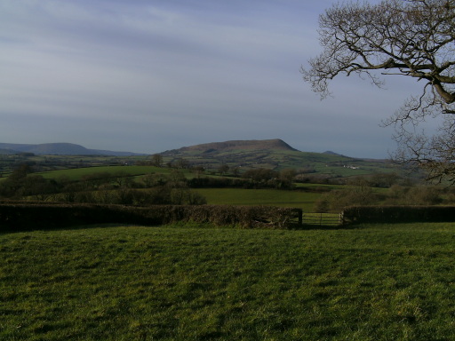Skirrid Mountain as seen from our farm