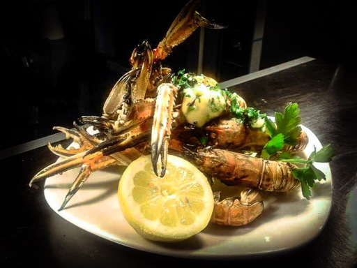 Freshly cooked in Seafood Restaurant