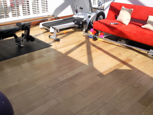 Engineered Oak floor, Plantation shutters, designed, measured and installed