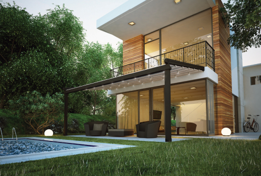Retractable Pergola System - Subulate Ulmus