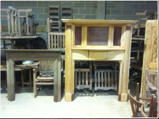 fire surround stripped