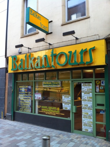BalkanTours office in Belfast city centre