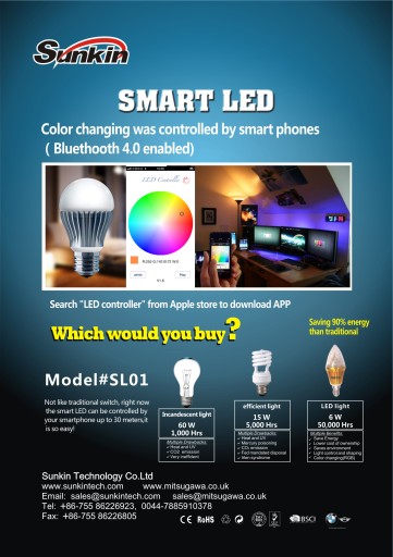 Bluetooth Smart LED