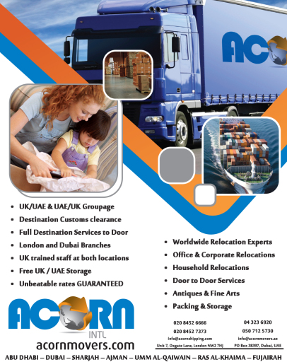 UAE, Dubai, Abu Dhabi Removals brochure
