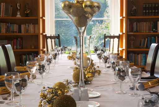 The Library at Missenden Abbey seats up to 22 people and is the ideal room for private dinners and i