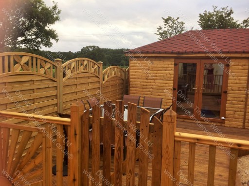 Summer House, Decking, Fencing