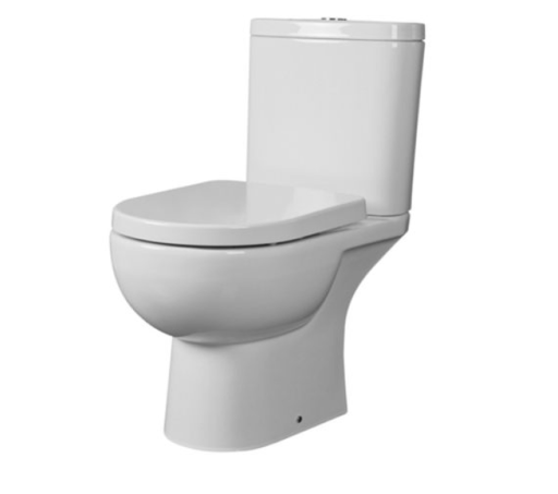 Closed Coupled Toilet With Soft Closed Seat