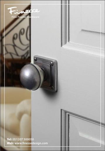 Pewter Door Knob