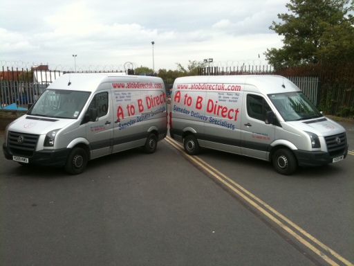 Our standard size vans for same day deliveries