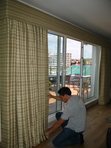 Curtain track fitters